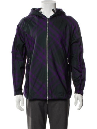 Burberry Striped Windbreaker