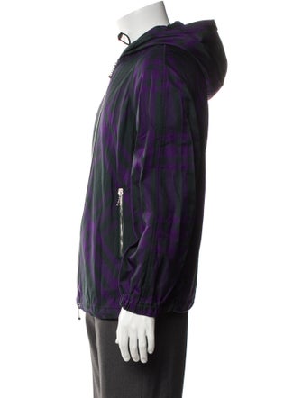 Burberry Striped Windbreaker