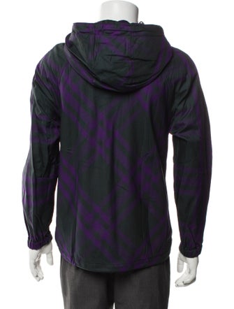 Burberry Striped Windbreaker