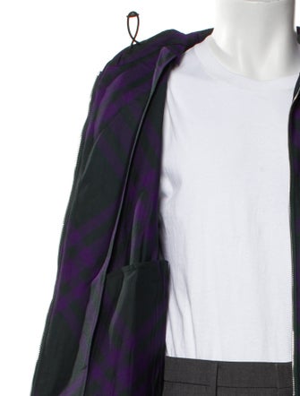 Burberry Striped Windbreaker