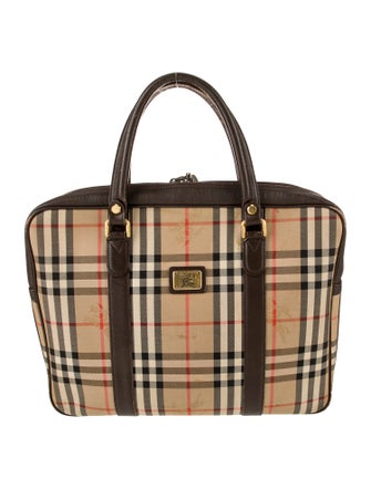 Burberry's Haymarket Check Briefcase