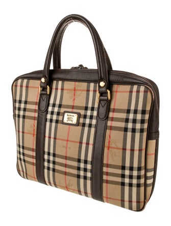 Burberry's Haymarket Check Briefcase
