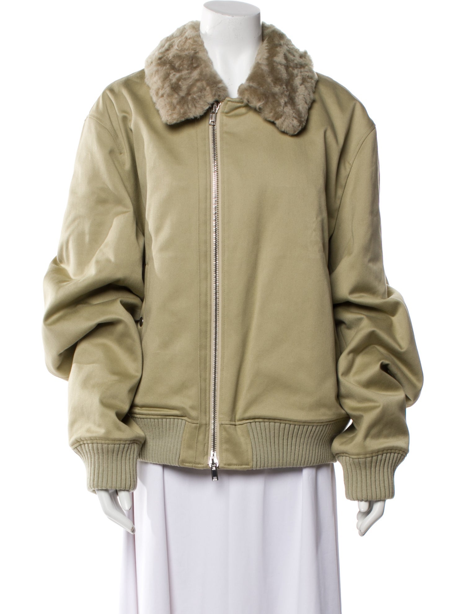 Burberry Faux Fur Jacket