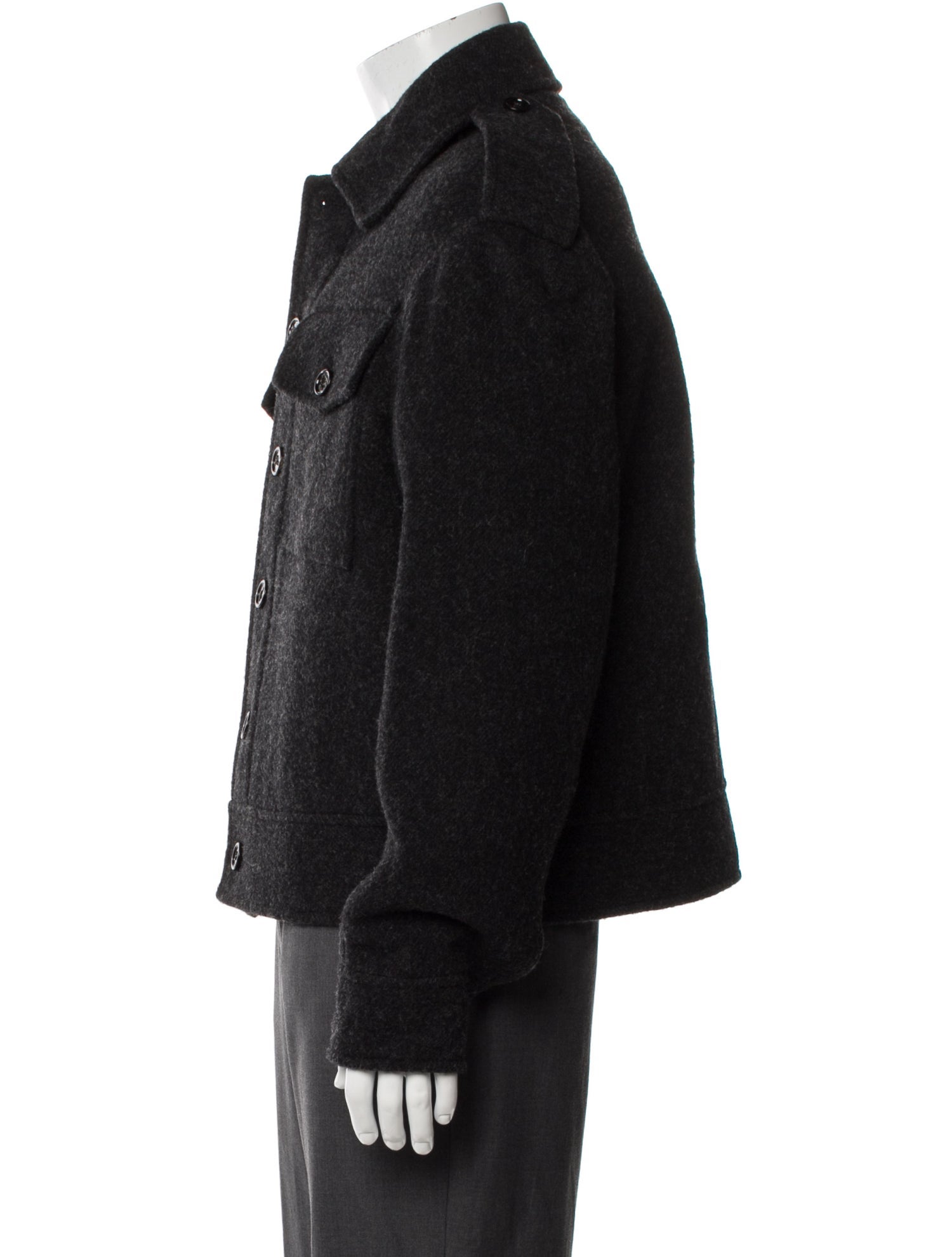 Burberry Virgin Wool Trucker Jacket