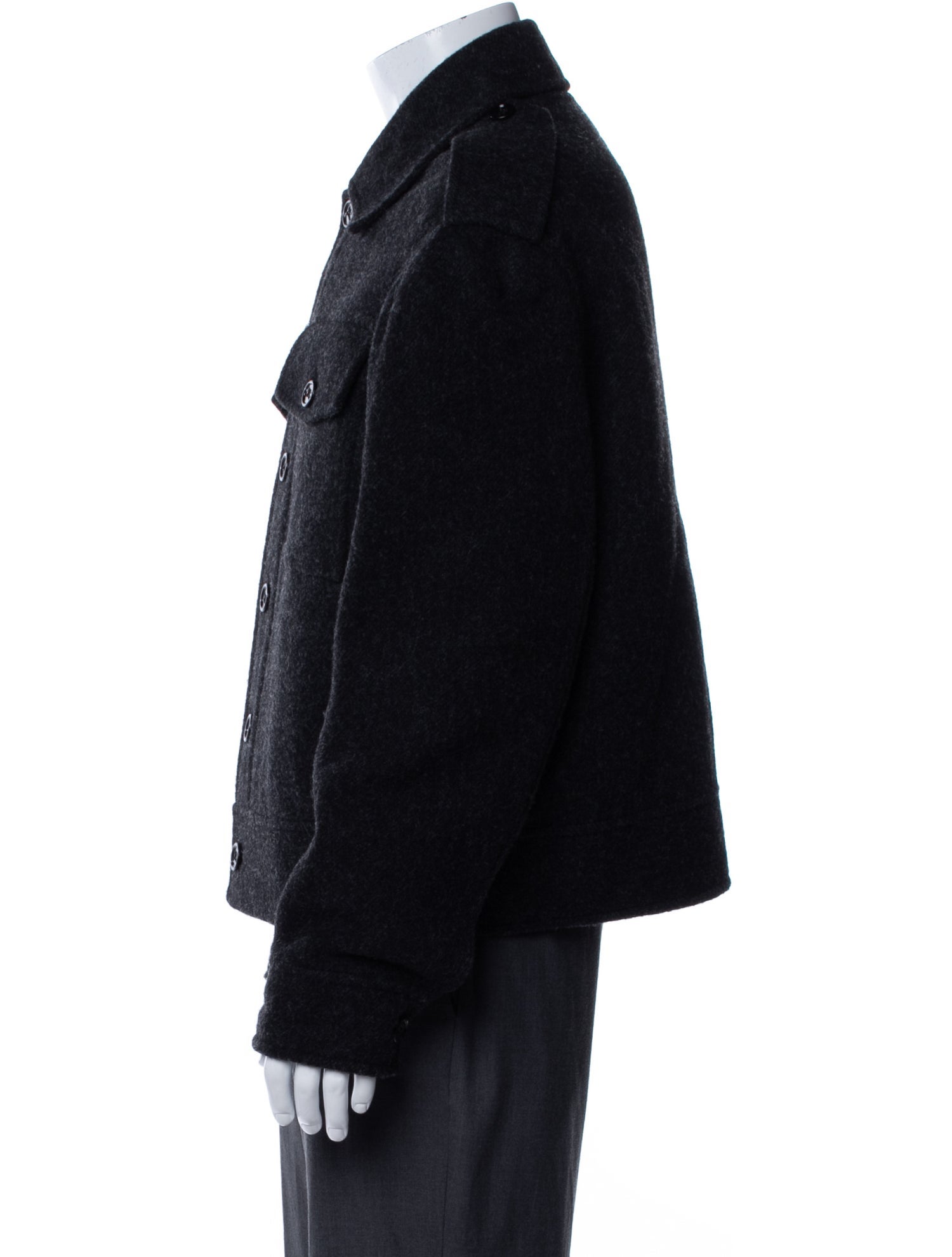 Burberry Virgin Wool Trucker Jacket