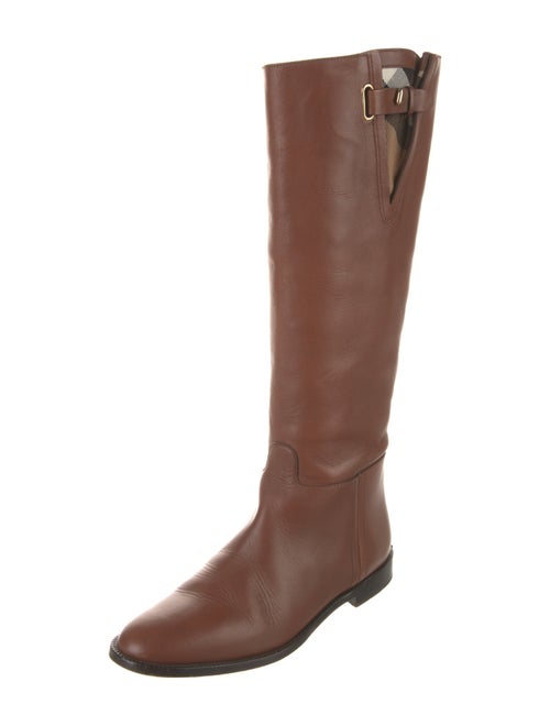 Burberry Leather Riding Boots