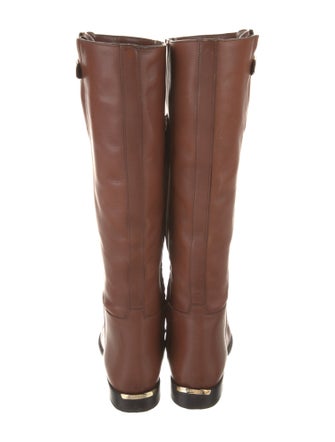Burberry Leather Riding Boots