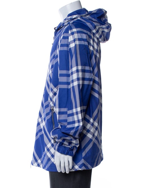 Burberry Plaid Print Jacket