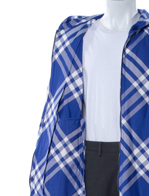 Burberry Plaid Print Jacket
