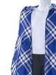 Burberry Plaid Print Jacket
