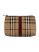 Burberry Coated Canvas Cosmetic Bag