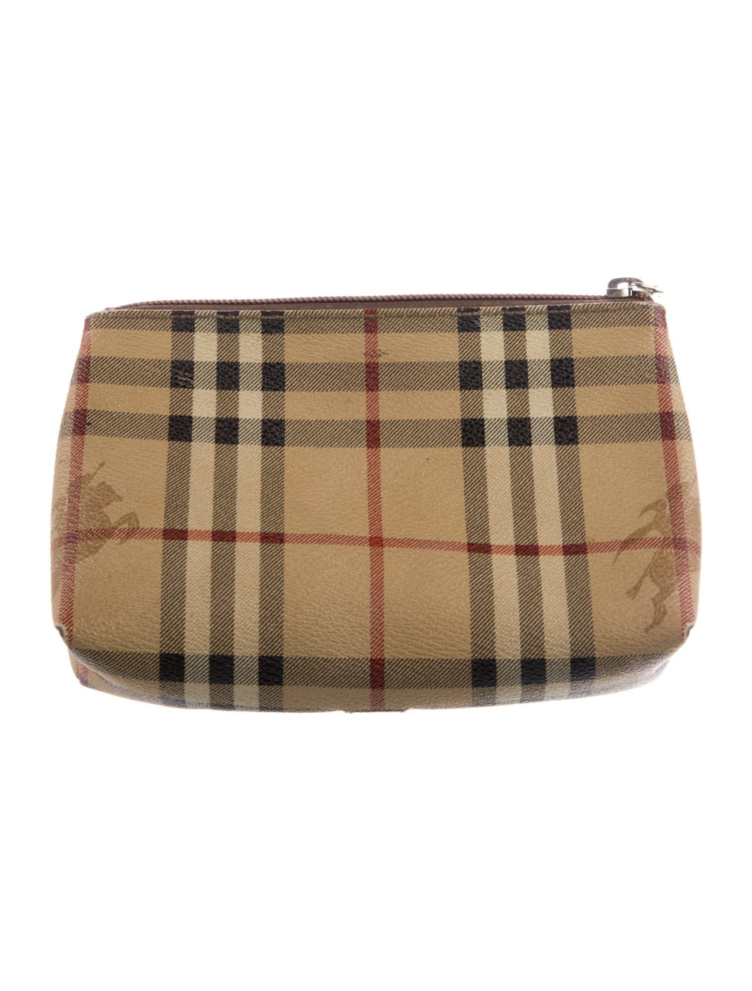 Burberry Coated Canvas Cosmetic Bag