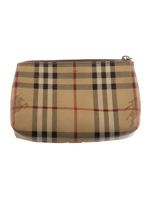 Burberry Coated Canvas Cosmetic Bag