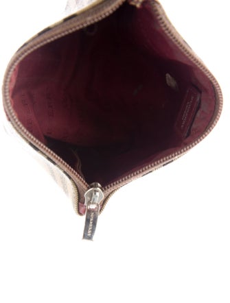 Burberry Coated Canvas Cosmetic Bag