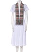 Burberry Cashmere Plaid Print Scarf