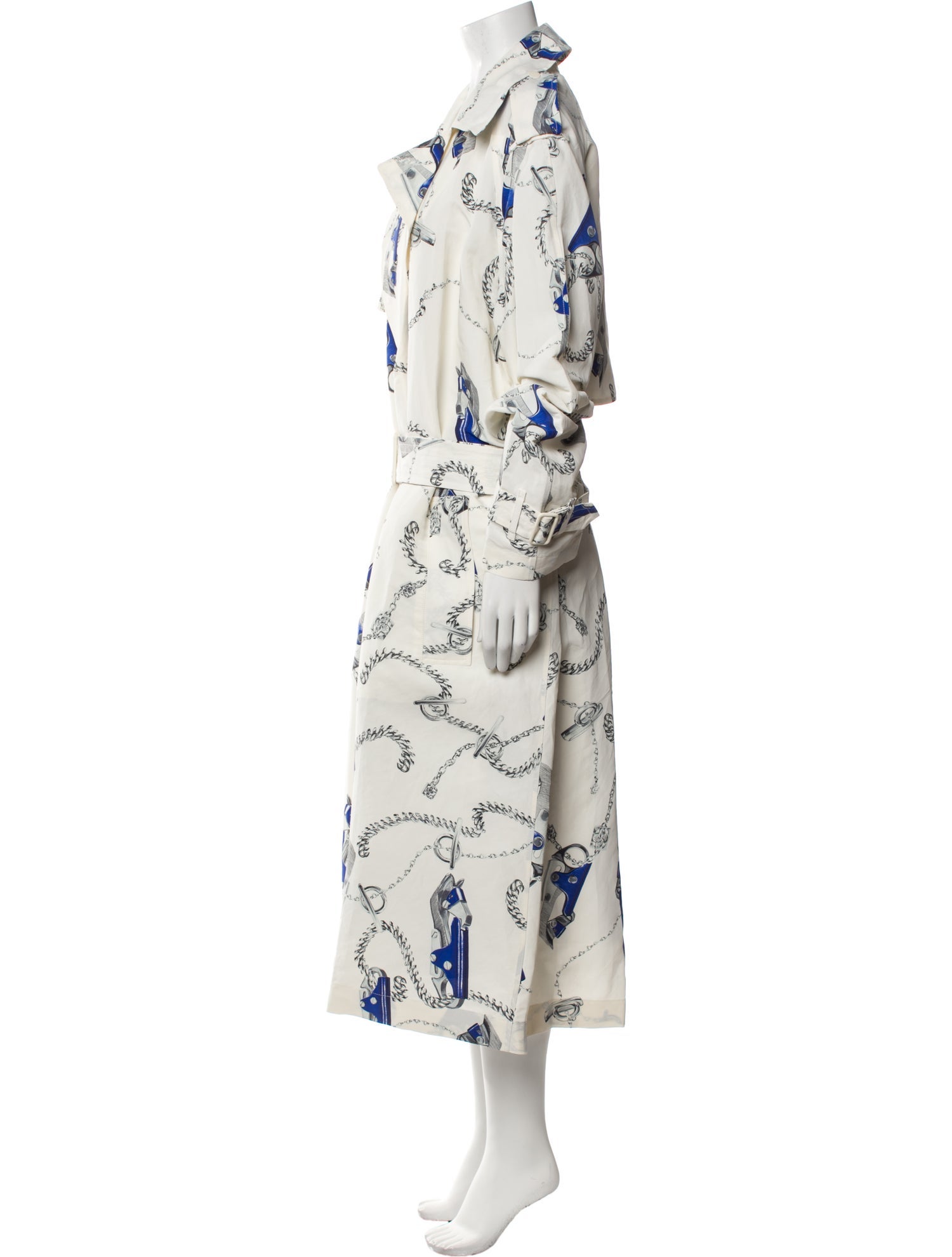 Burberry Printed Trench Coat