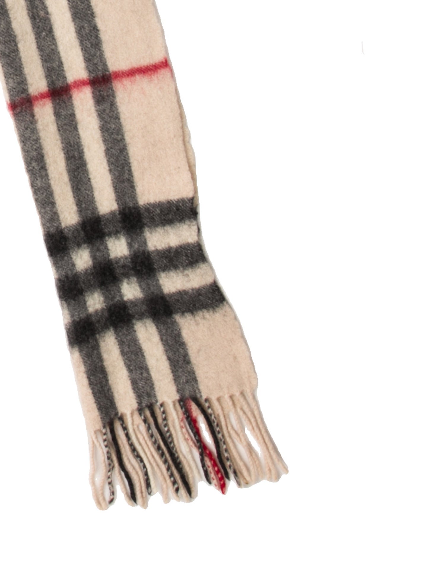 Burberry Cashmere House Check Pattern Scarf