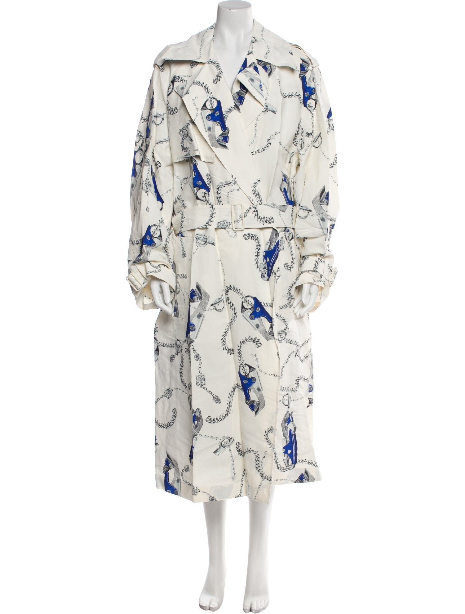 Burberry Printed Trench Coat
