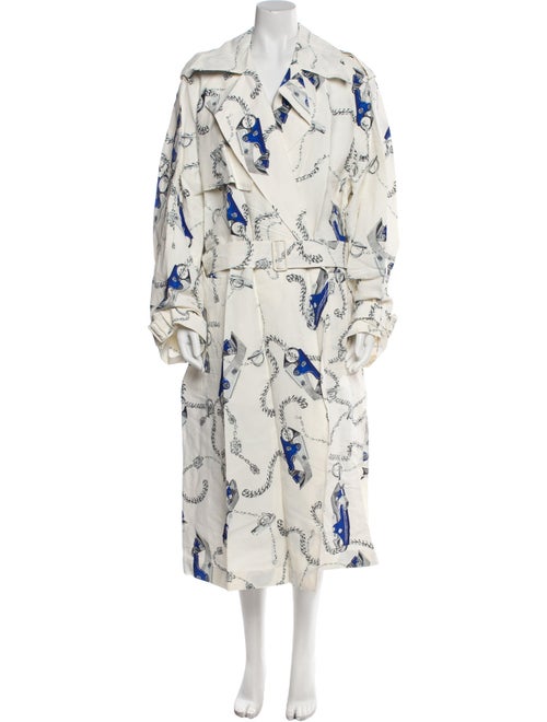 Burberry Printed Trench Coat