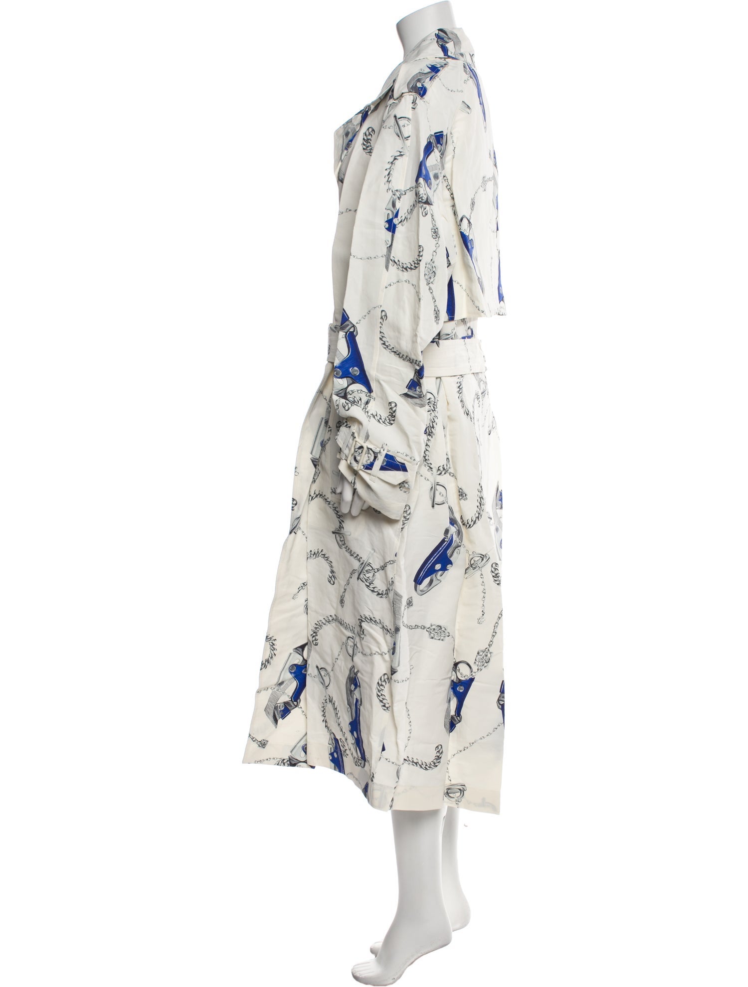 Burberry Printed Trench Coat