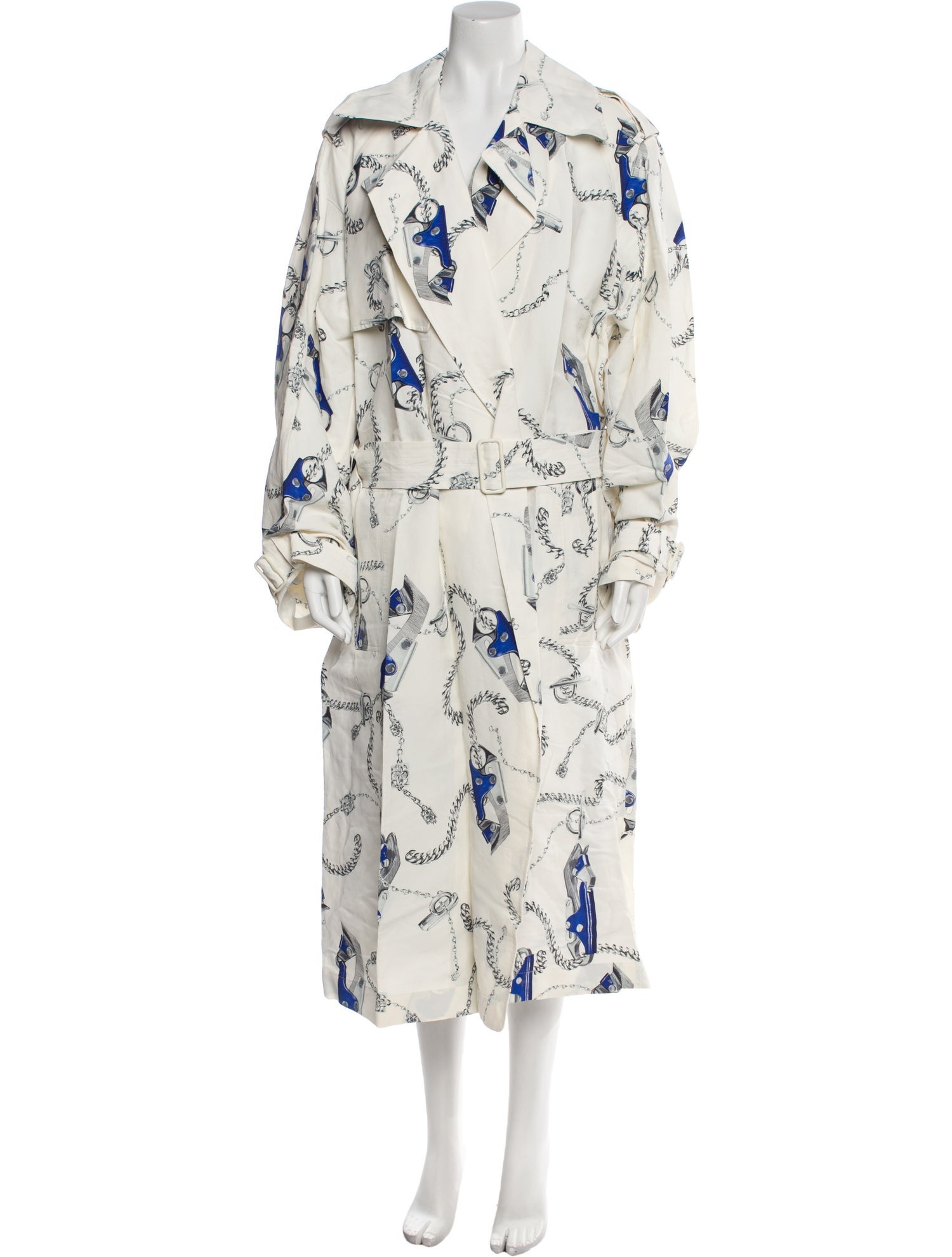 Burberry Printed Trench Coat w/ Tags