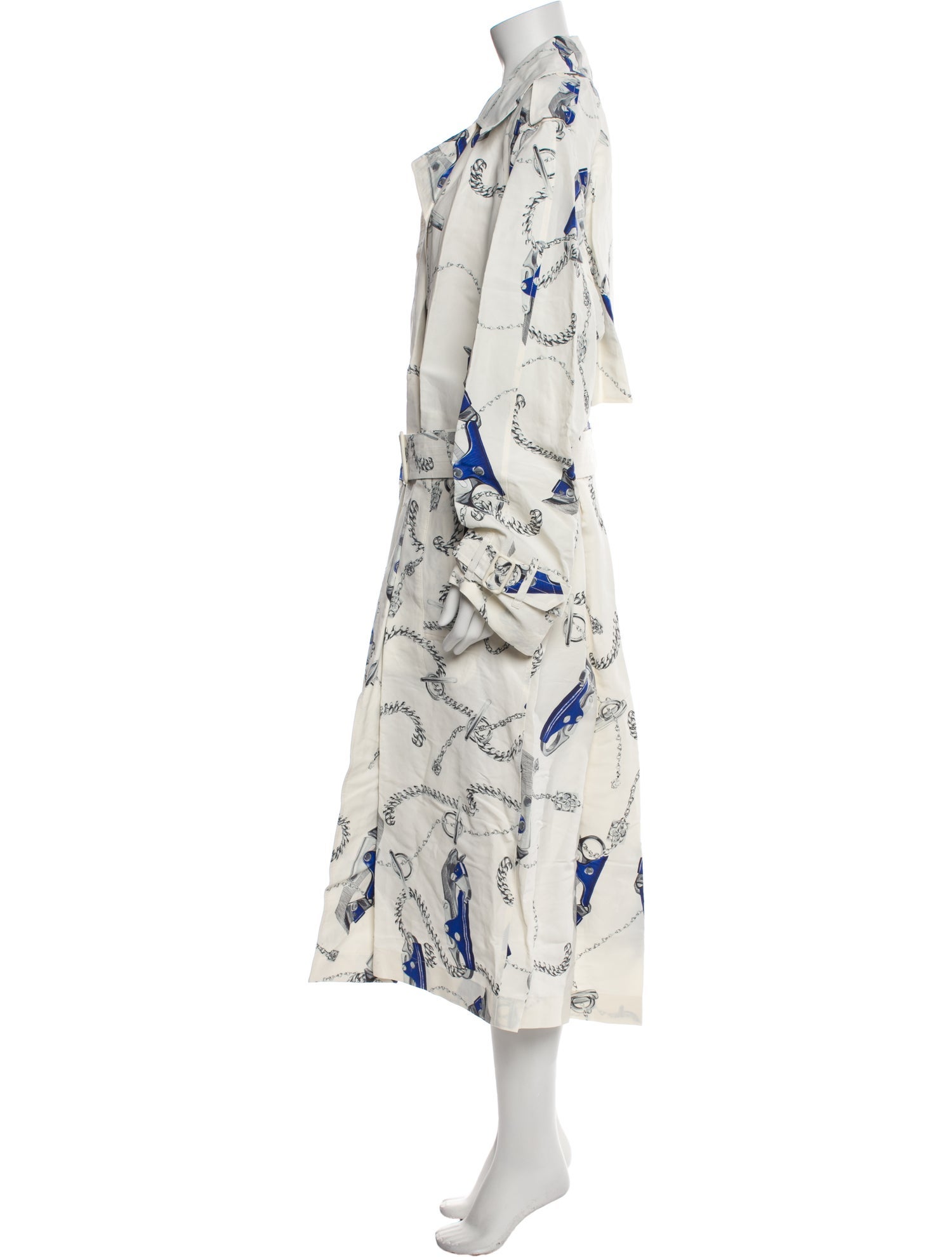 Burberry Printed Trench Coat w/ Tags