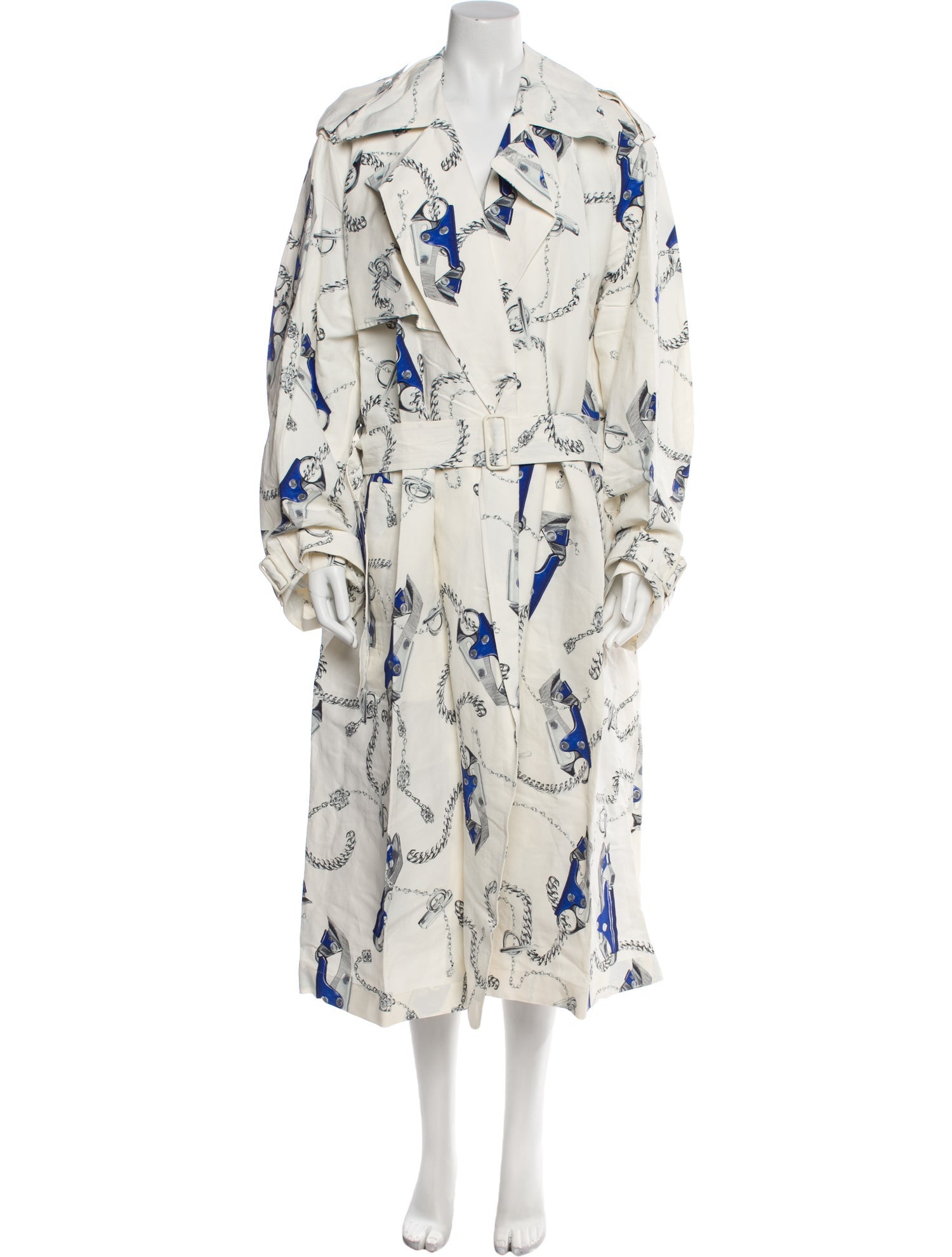 Burberry Printed Trench Coat w/ Tags