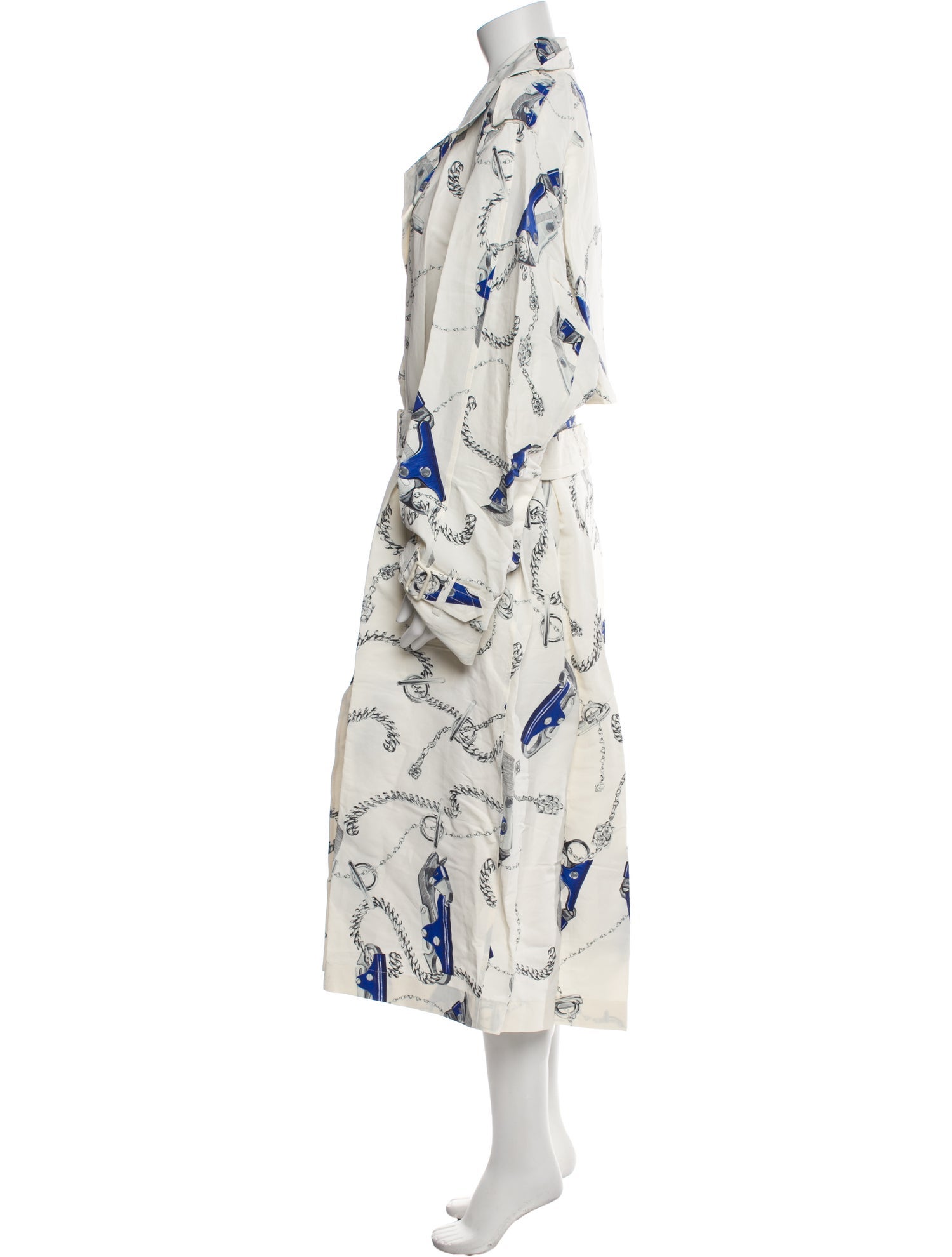 Burberry Printed Trench Coat w/ Tags