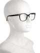 Burberry House Check Pattern Square Eyeglasses