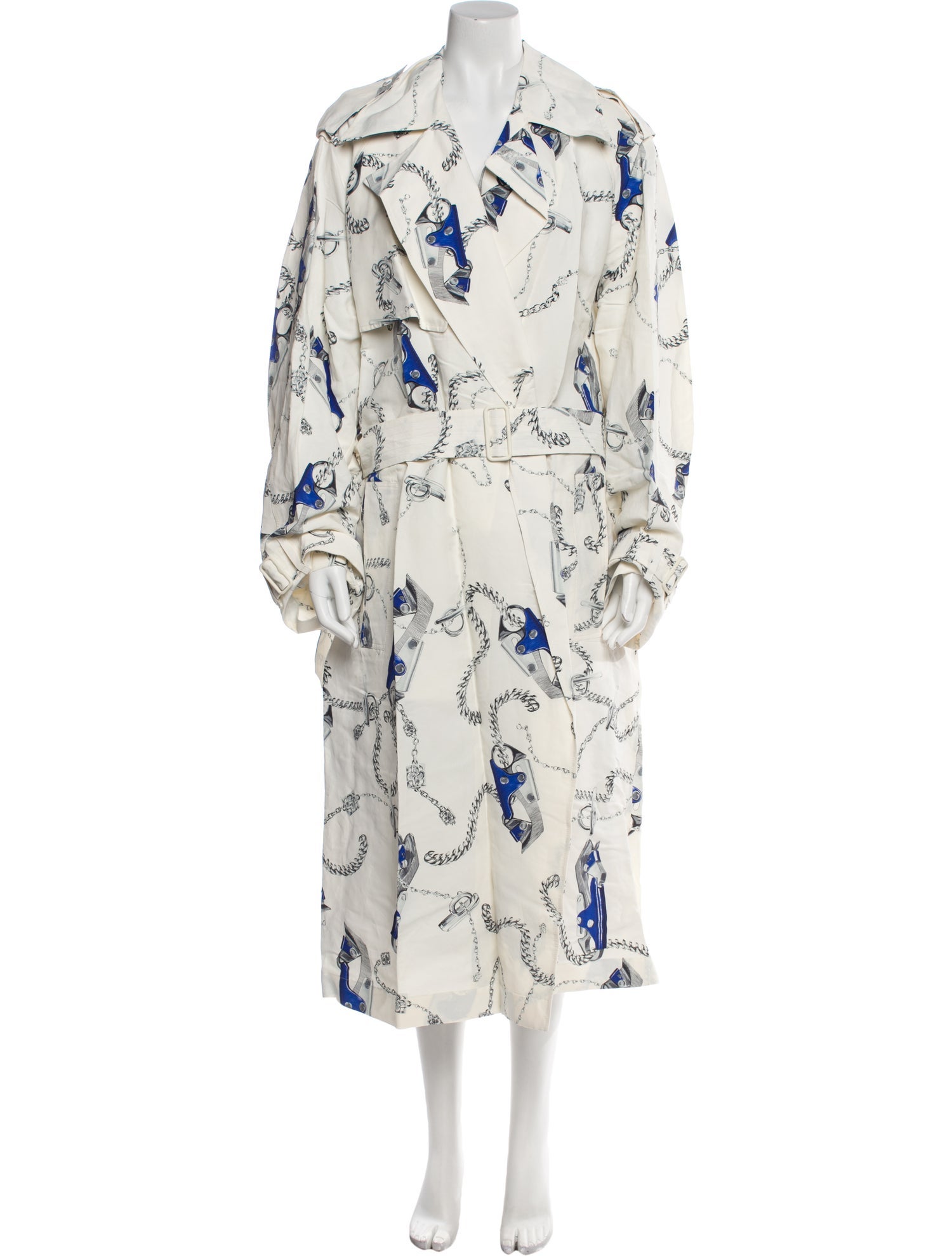 Burberry Printed Trench Coat