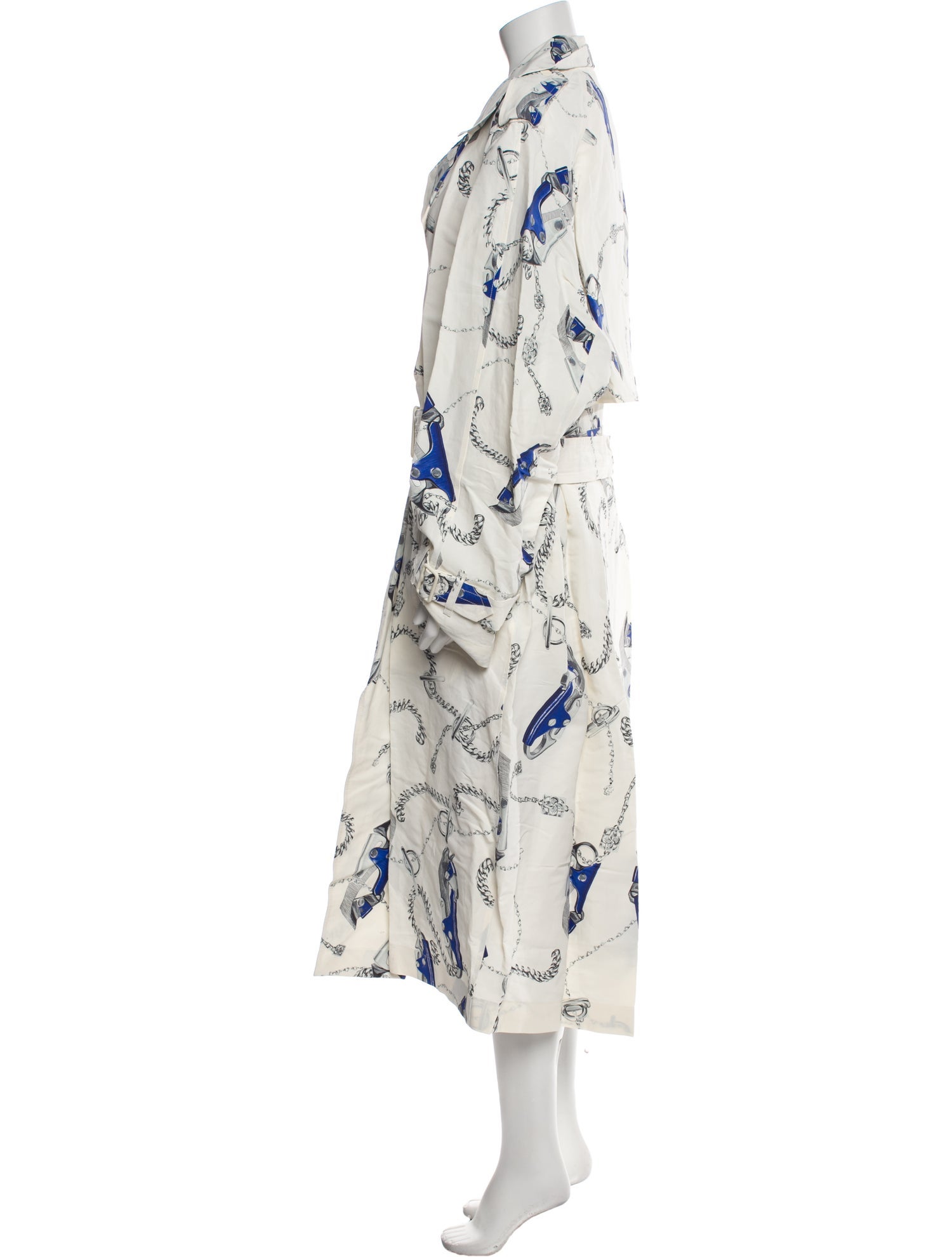 Burberry Printed Trench Coat