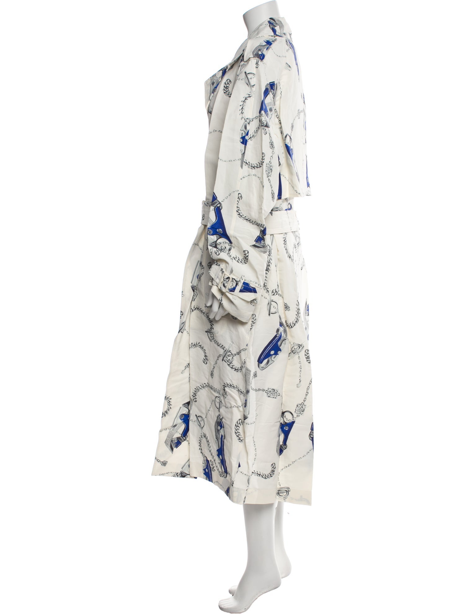 Burberry Printed Trench Coat w/ Tags