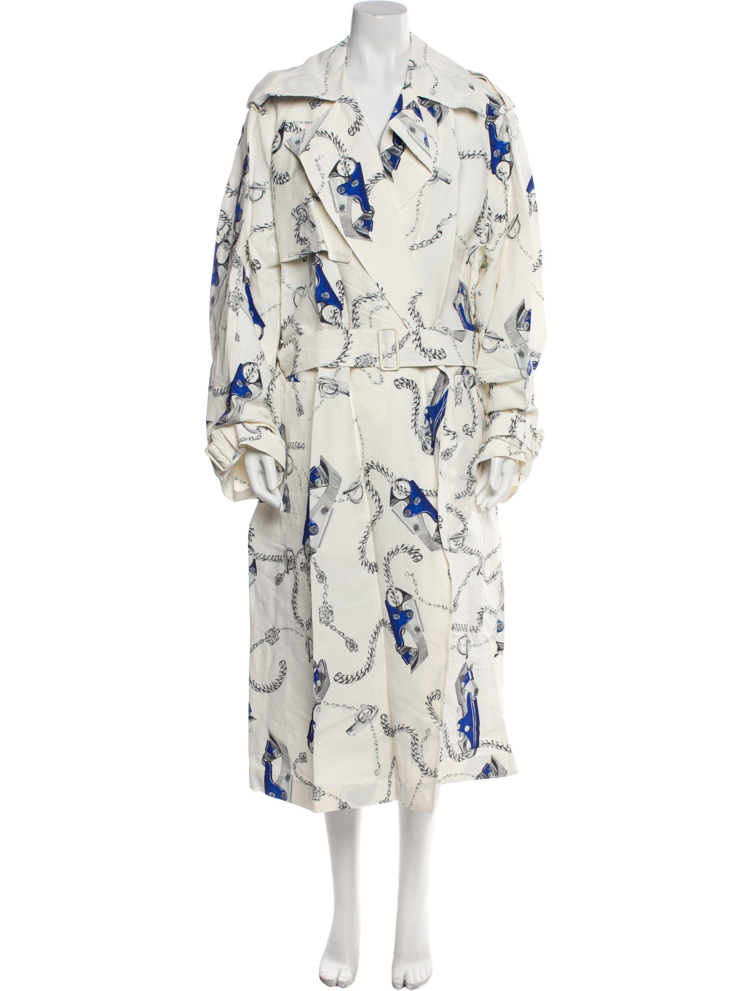 Burberry Printed Trench Coat