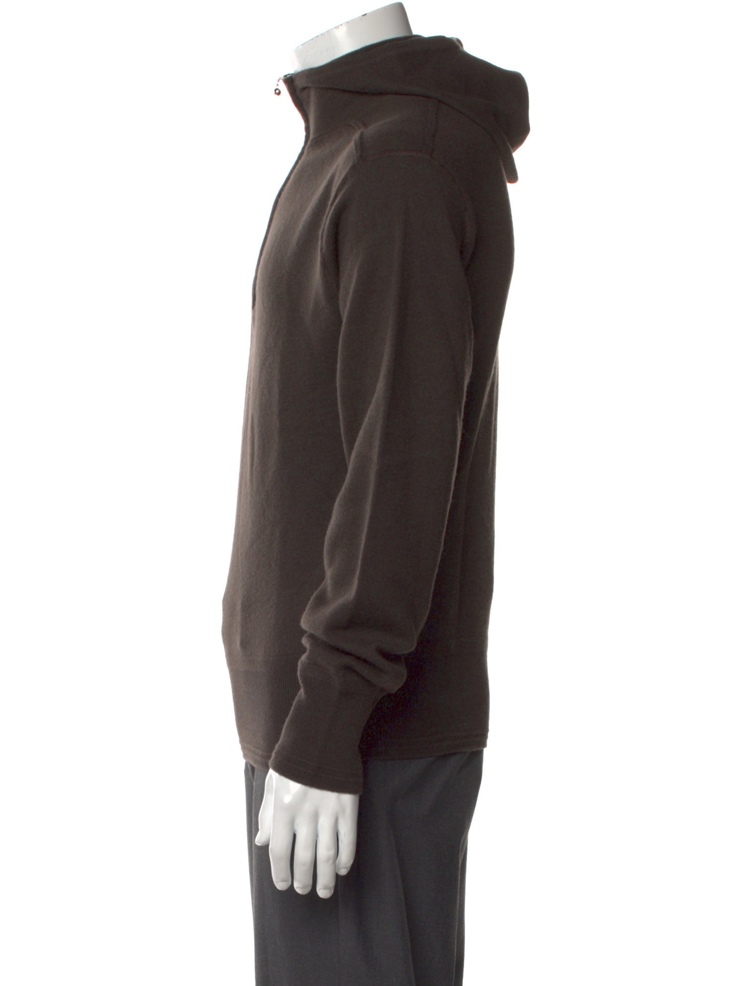 Burberry Wool Mock Neck Hoodie w/ Tags