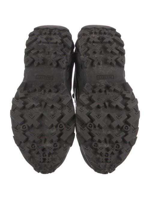 Burberry Nova Check Pattern Nylon Sneakers