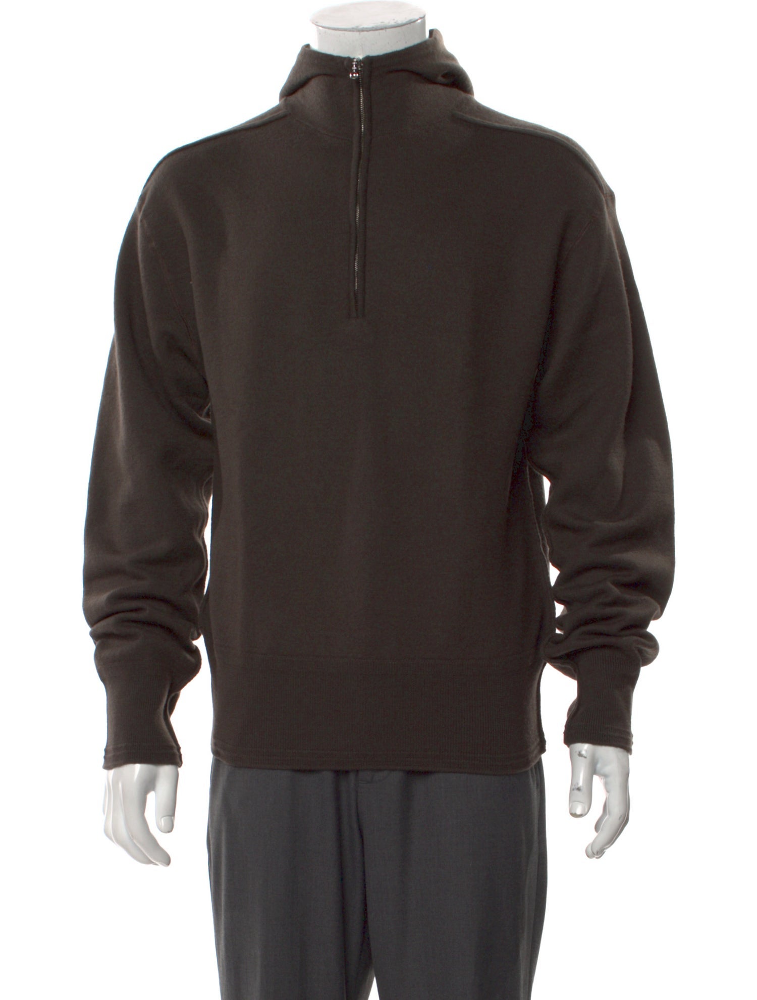 Burberry Wool Mock Neck Hoodie w/ Tags