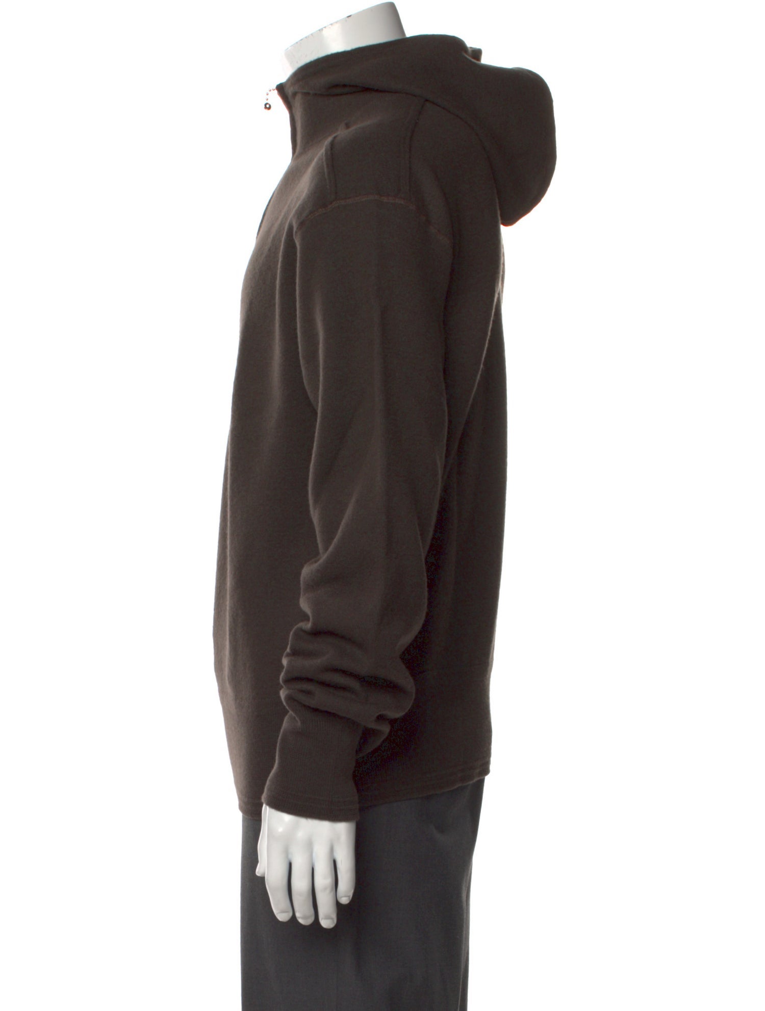 Burberry Wool Mock Neck Hoodie w/ Tags