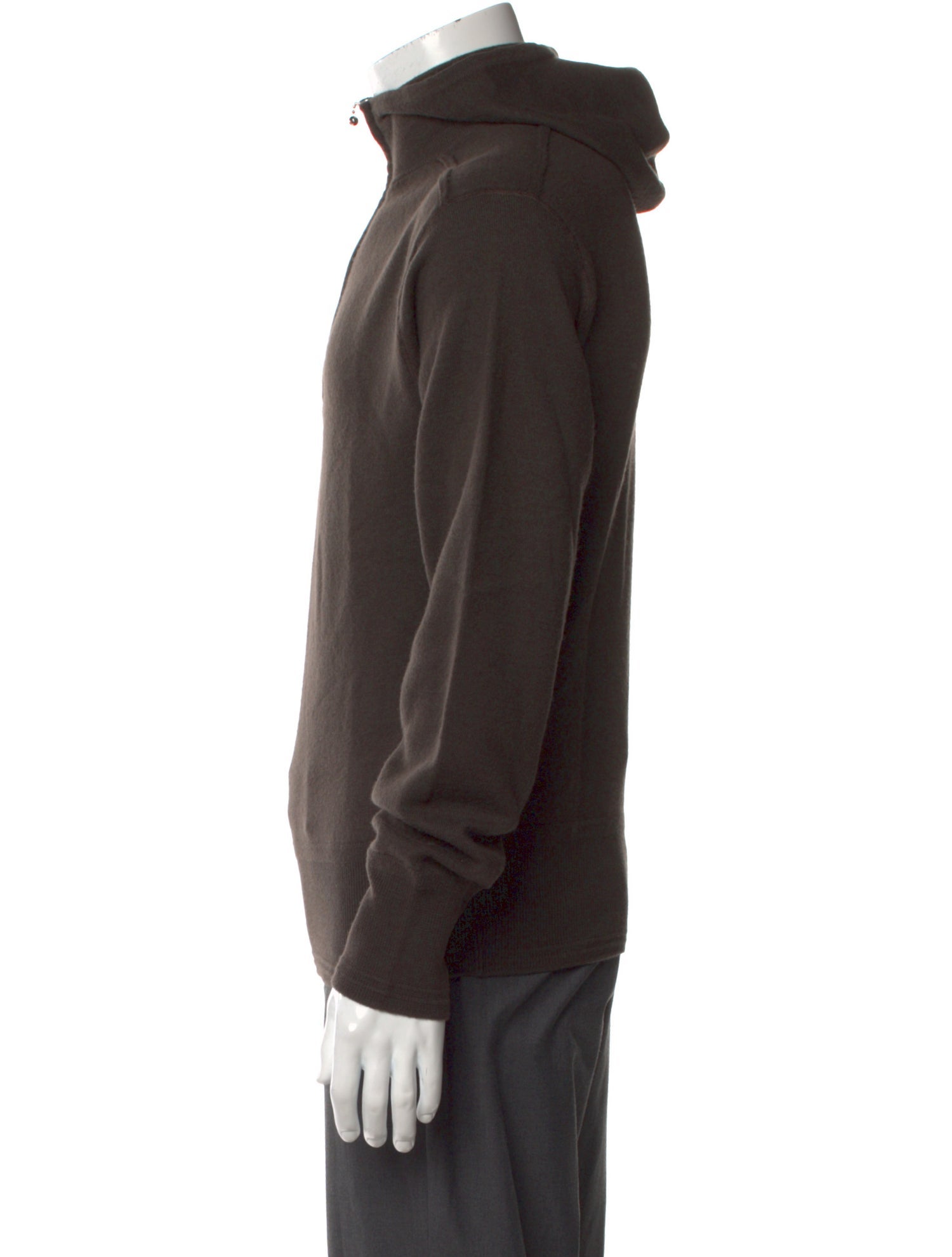 Burberry Wool Mock Neck Hoodie w/ Tags