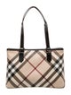 Burberry Super Nova Check Top Handle Bag