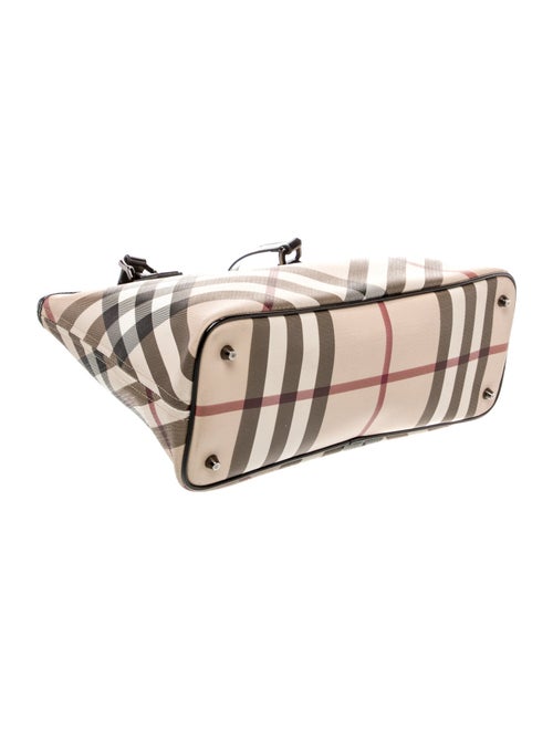 Burberry Super Nova Check Top Handle Bag