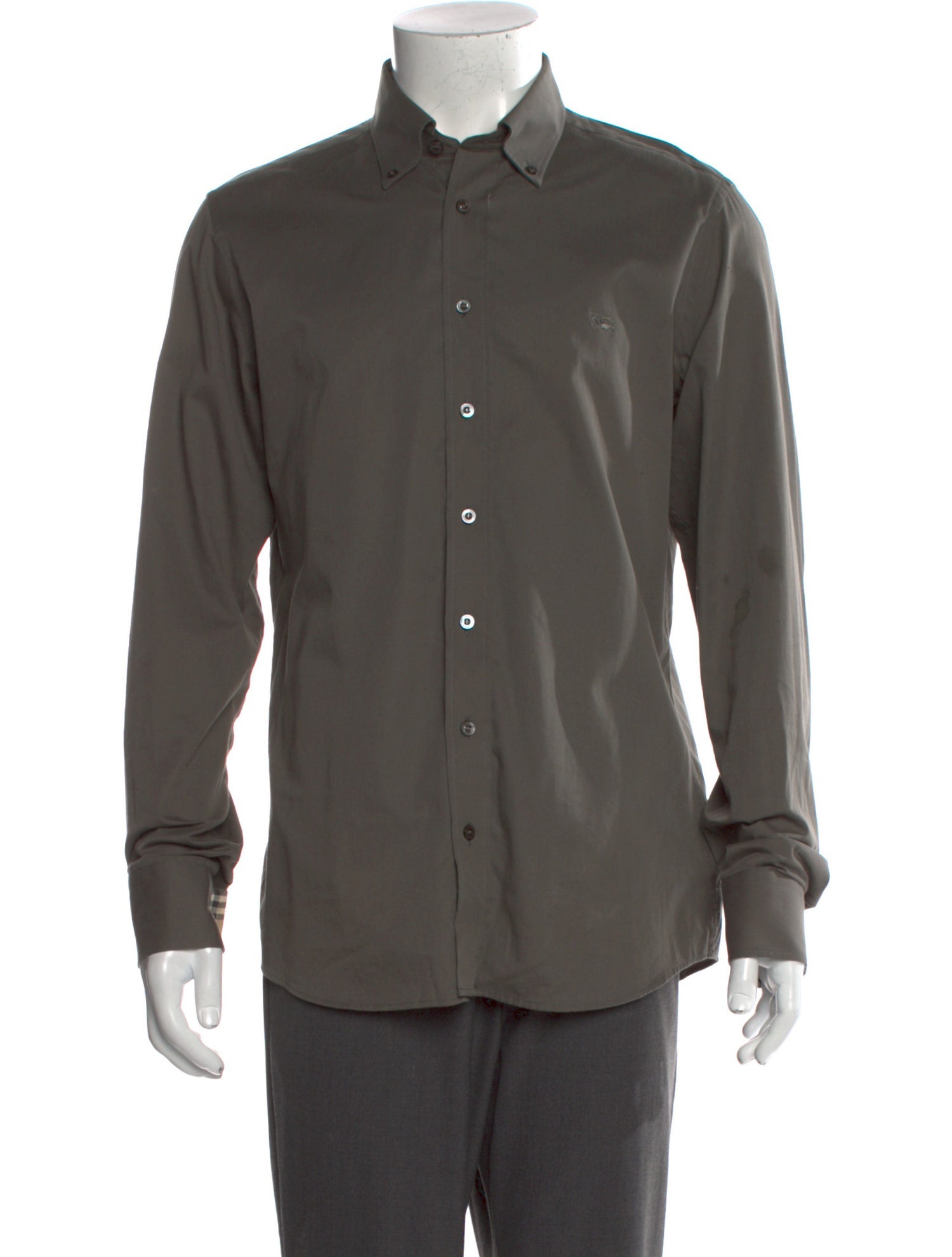 Burberry London Nova Check Pattern Long Sleeve Shirt