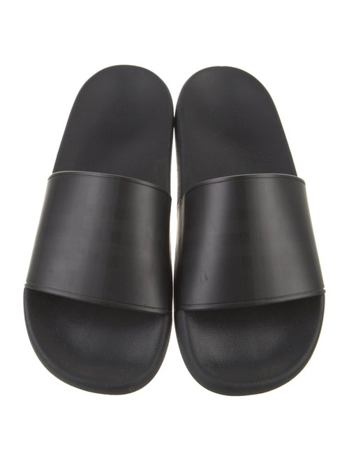 Burberry Nova Check Pattern Rubber Slides