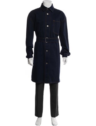 Burberry Nova Check Pattern Trench Coat