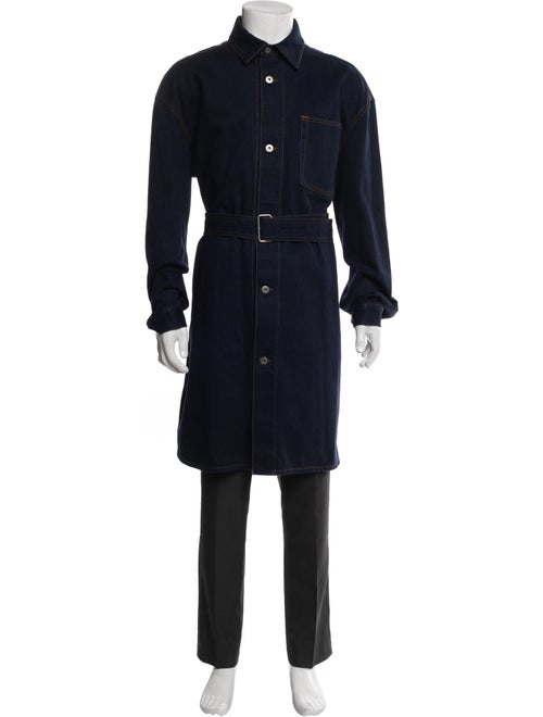 Burberry Nova Check Pattern Trench Coat