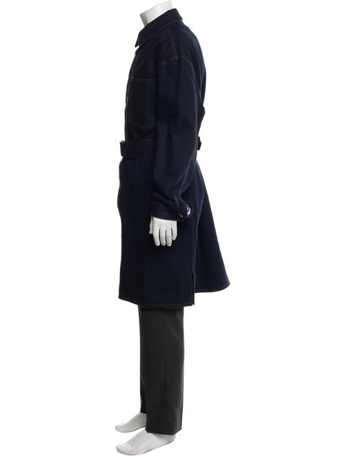 Burberry Nova Check Pattern Trench Coat