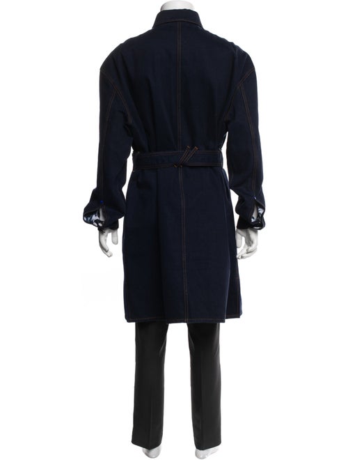 Burberry Nova Check Pattern Trench Coat