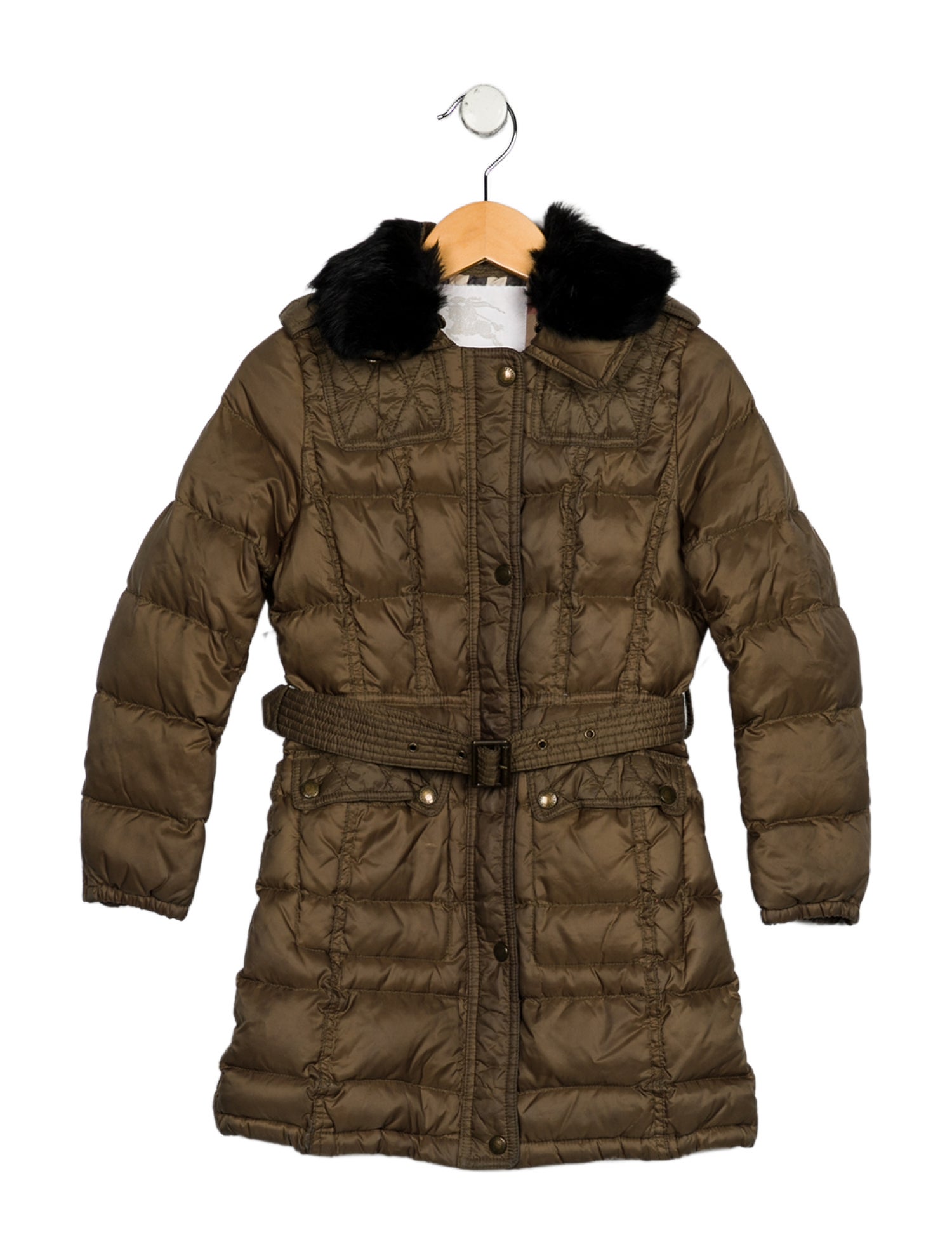 Burberry Girls' Long Down Coat