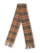 Burberry Cashmere House Check Pattern Scarf