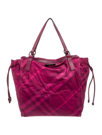 Burberry Smoked Check Bucket Bag