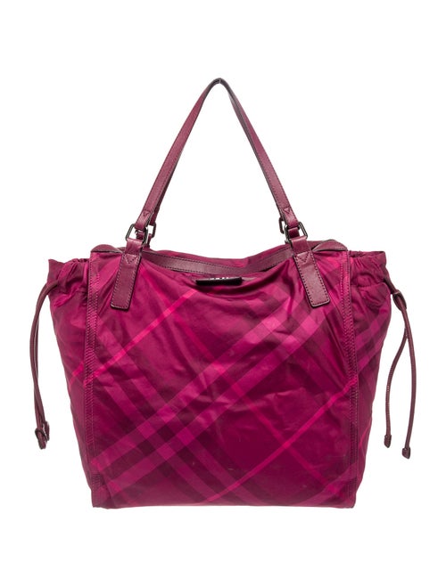 Burberry Smoked Check Bucket Bag